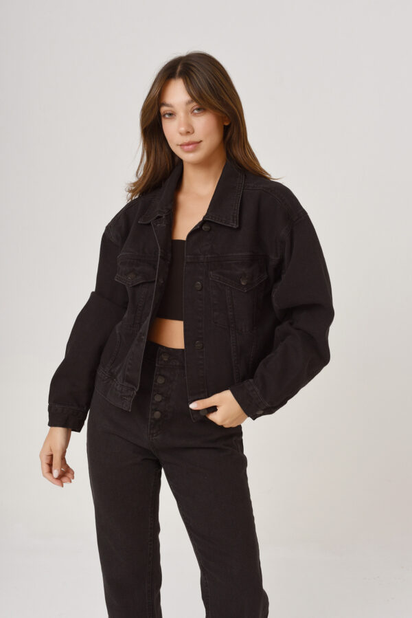 JACKET CHARCOAL BLACK