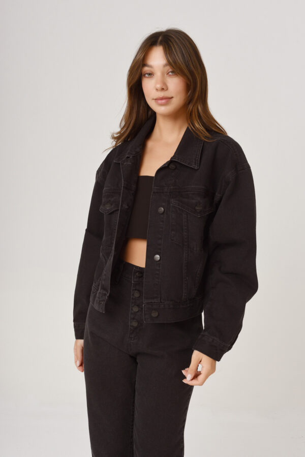JACKET CHARCOAL BLACK - Imagen 2